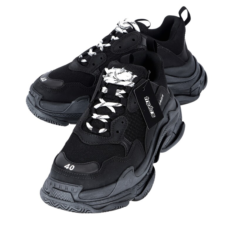 21 SS 발렌시아가 트리플 s SNEAKES 블랙 534162W09OM1000 534162 W09OM 1000