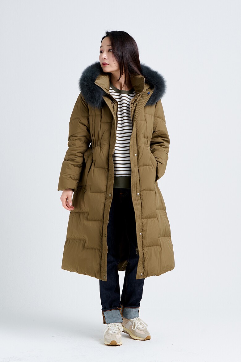 패딩 모델 착용 이미지-S6L22