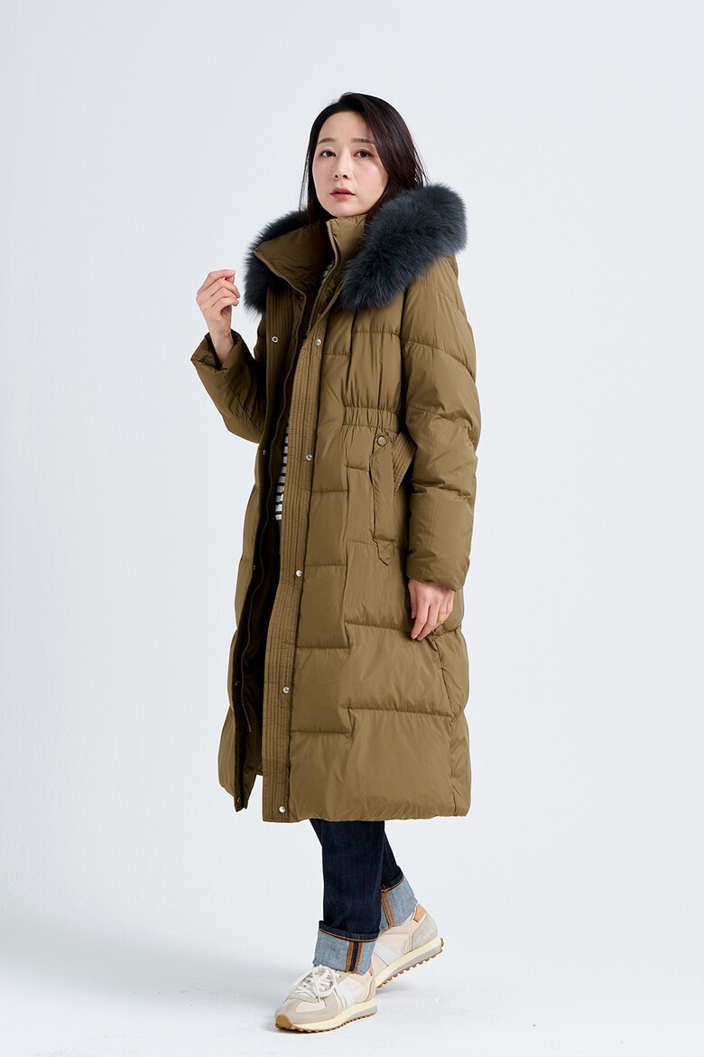 패딩 모델 착용 이미지-S6L25