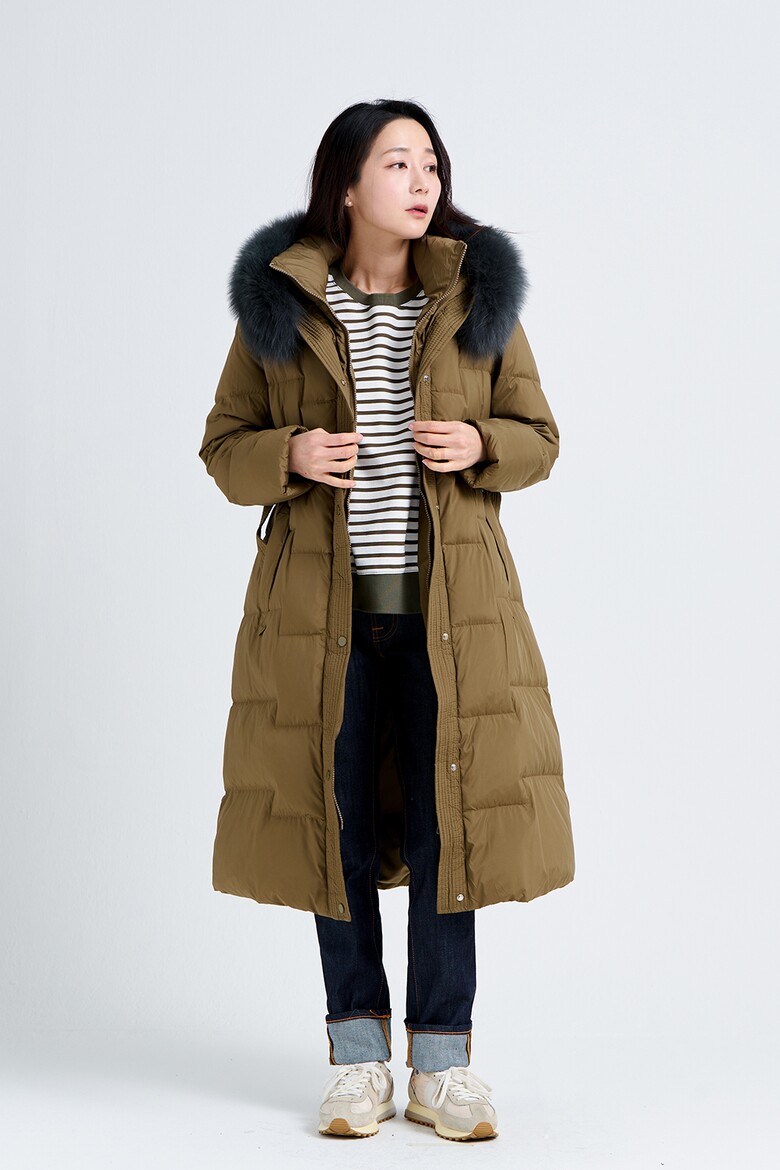 패딩 모델 착용 이미지-S6L15