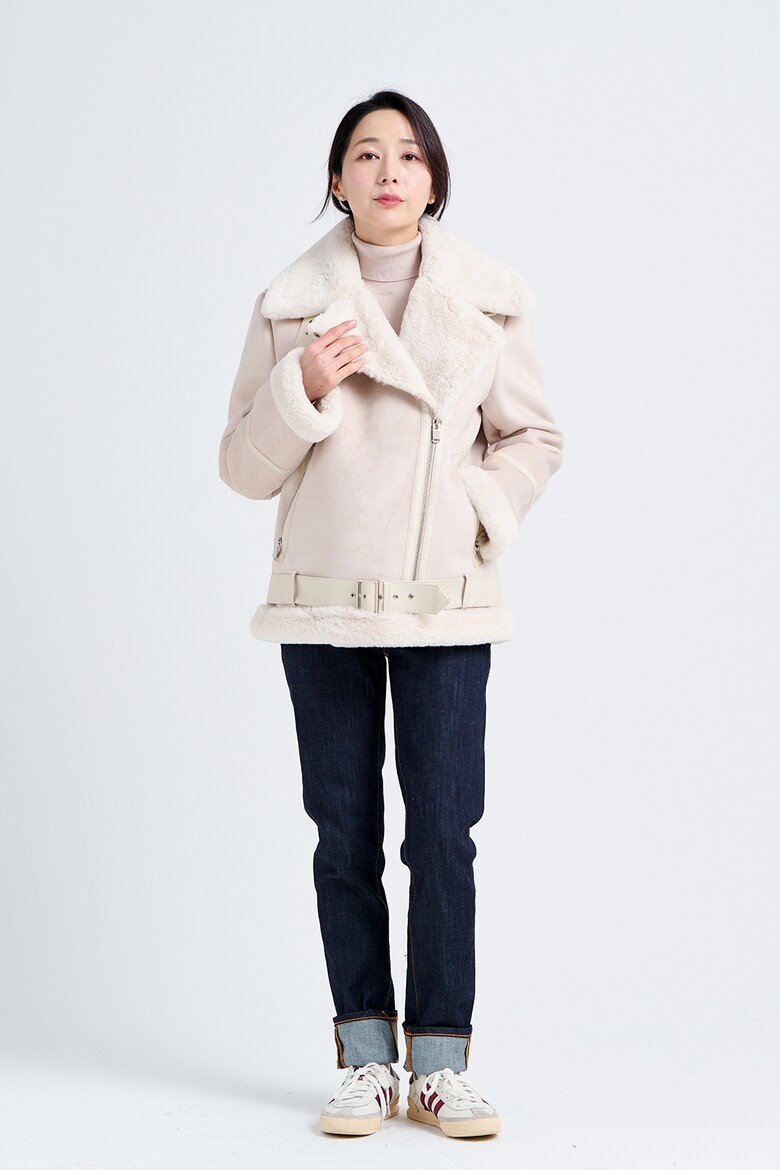 코트 모델 착용 이미지-S12L1