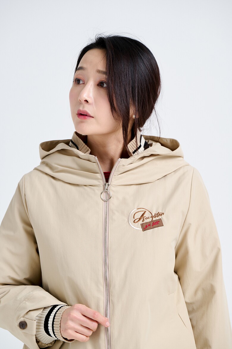 코트 모델 착용 이미지-S9L19