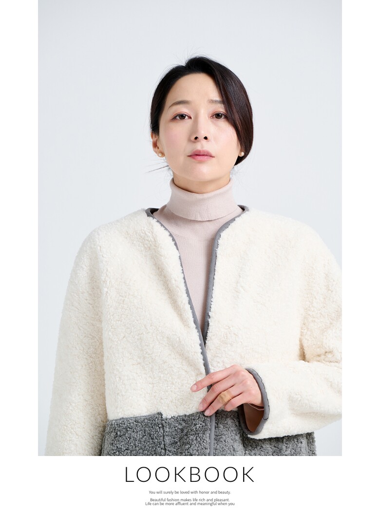 코트 모델 착용 이미지-S1L39