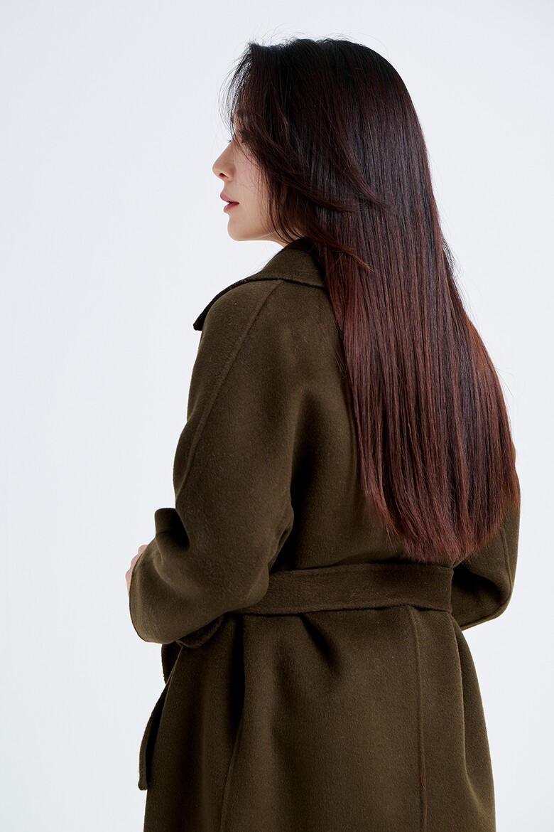 코트 모델 착용 이미지-S19L7