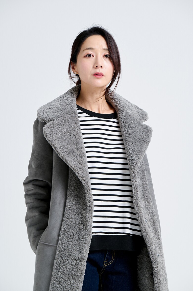 코트 모델 착용 이미지-S20L14