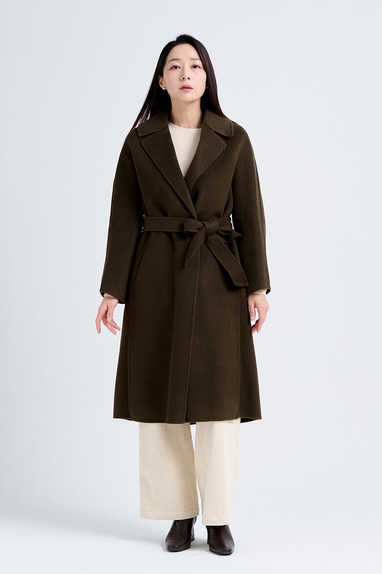 코트 모델 착용 이미지-S19L24