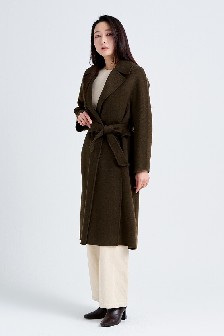 코트 모델 착용 이미지-S19L13