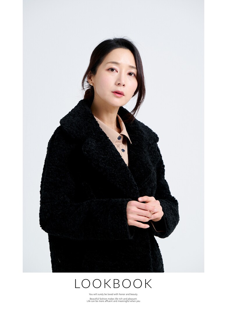 코트 모델 착용 이미지-S1L39