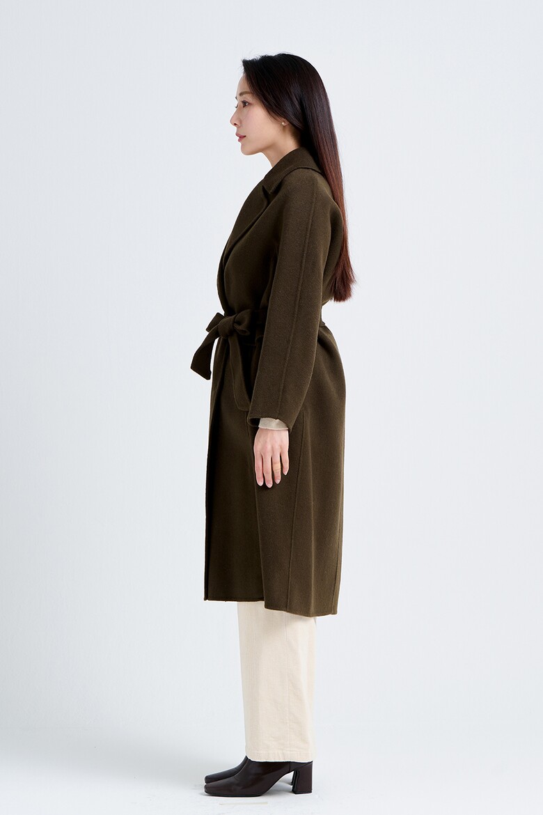 코트 모델 착용 이미지-S19L22