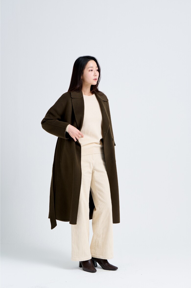 코트 모델 착용 이미지-S19L20