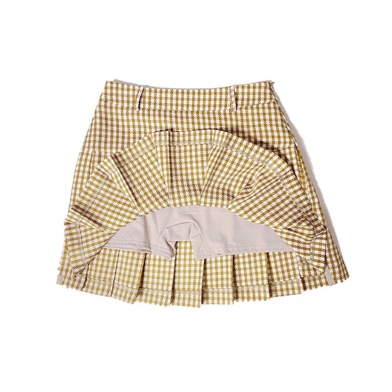 미니 스커트 크림 색상 이미지-S1L12