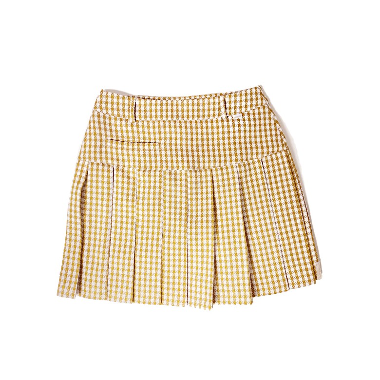 미니 스커트 크림 색상 이미지-S1L13