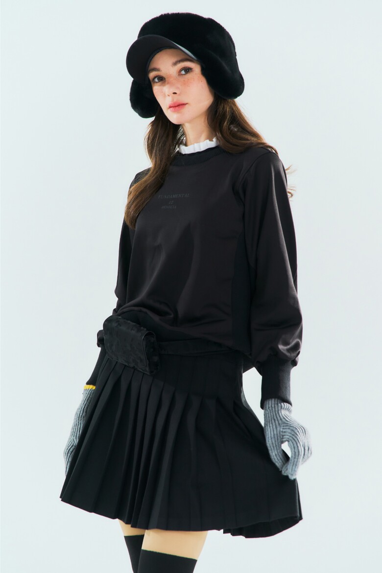 미니 스커트 모델 착용 이미지-S1L2