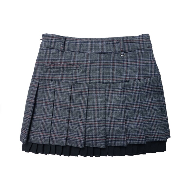 미니 스커트 차콜 색상 이미지-S7L2