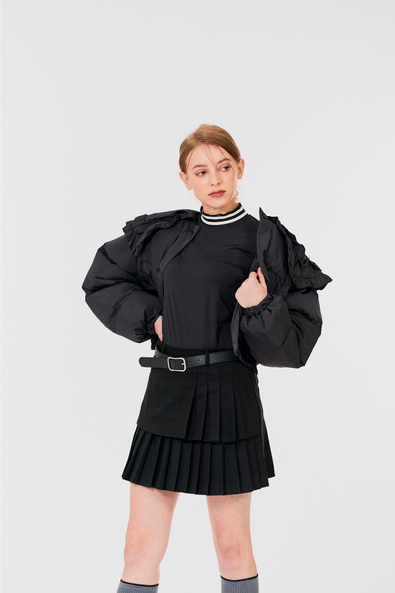 미니 스커트 모델 착용 이미지-S1L7