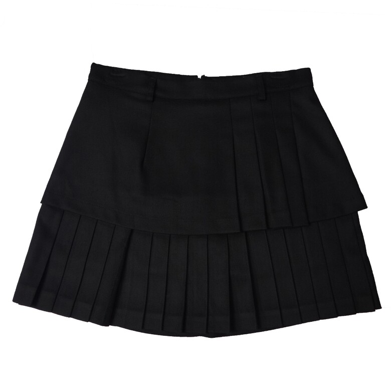 미니 스커트 차콜 색상 이미지-S10L1