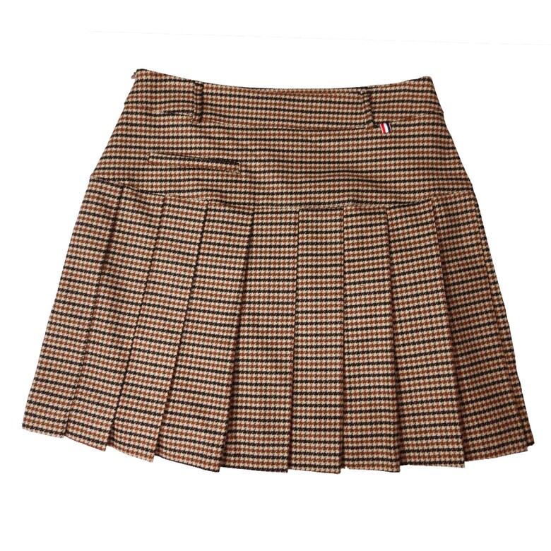 미니 스커트 크림 색상 이미지-S12L2