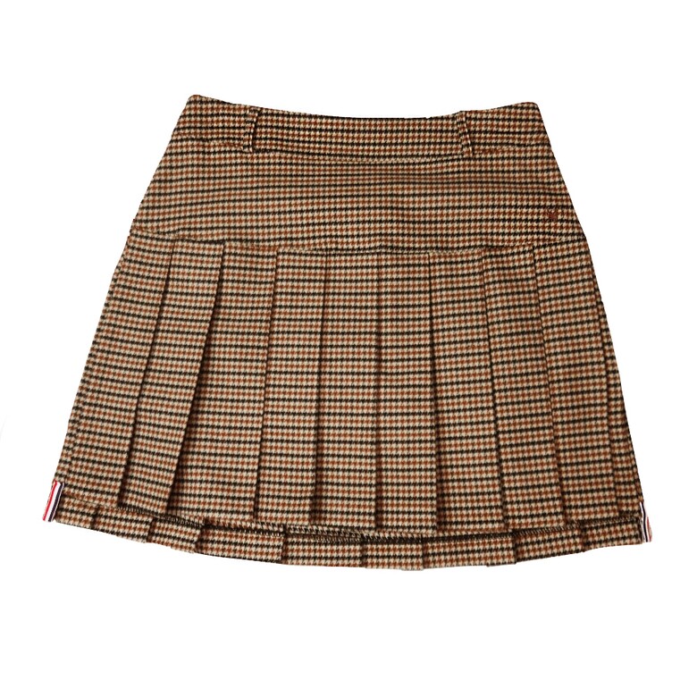 미니 스커트 머스타드 색상 이미지-S12L1