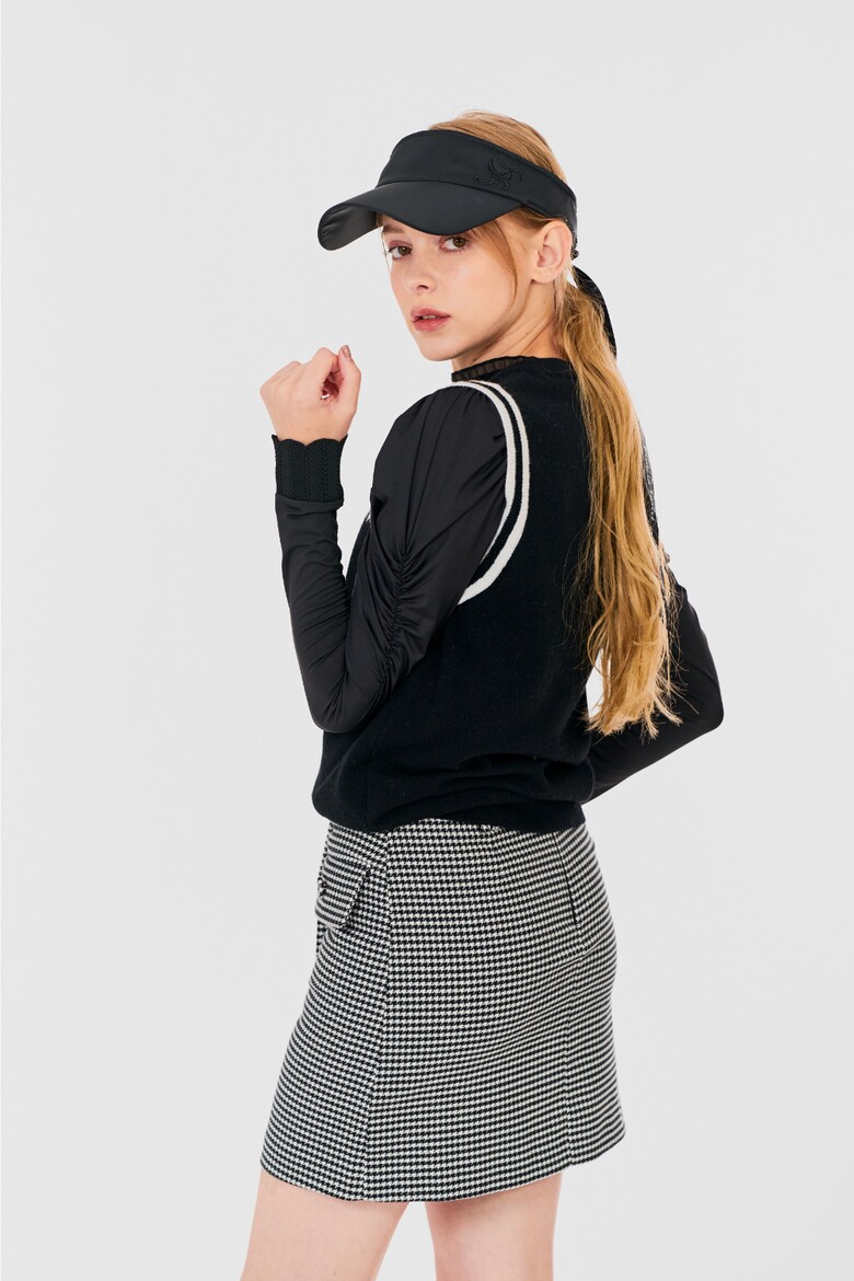 미니 스커트 모델 착용 이미지-S1L11