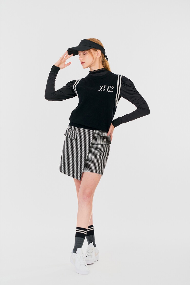 미니 스커트 모델 착용 이미지-S1L2