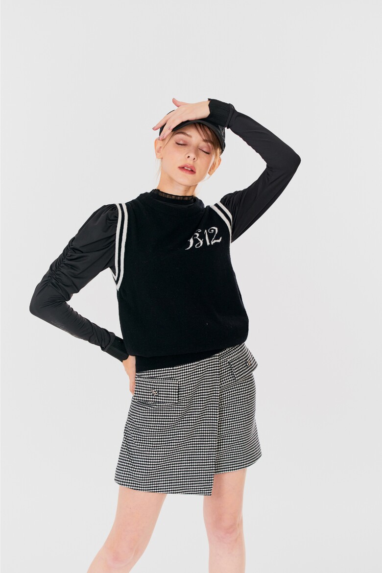 미니 스커트 모델 착용 이미지-S1L15