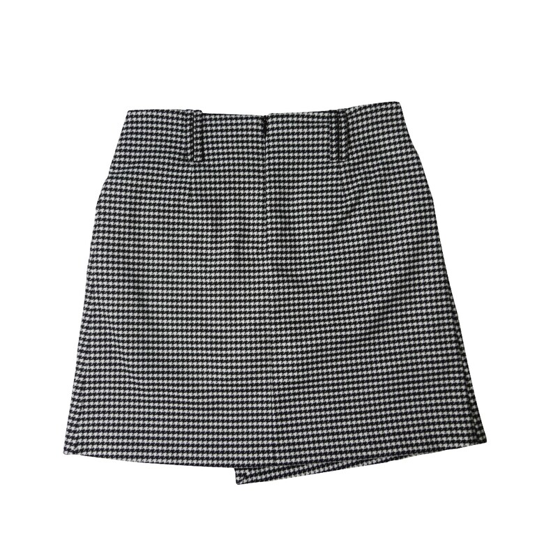 미니 스커트 차콜 색상 이미지-S9L1