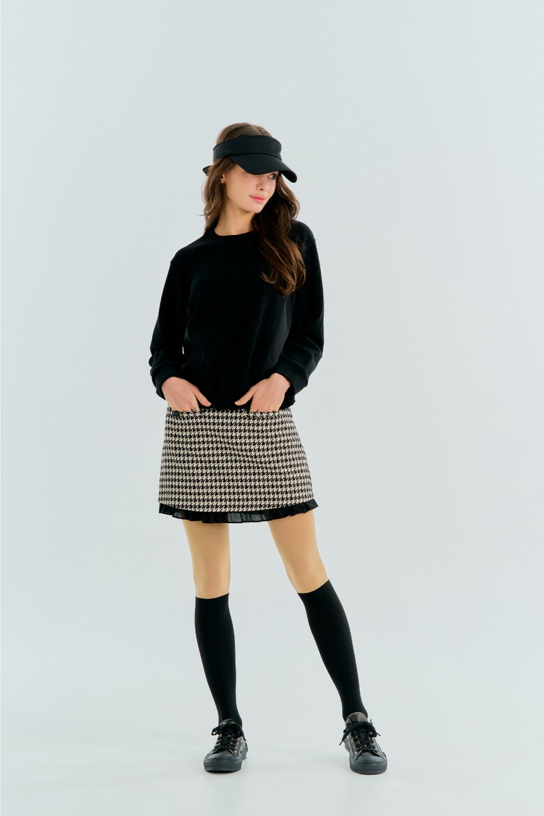 미니 스커트 모델 착용 이미지-S1L12