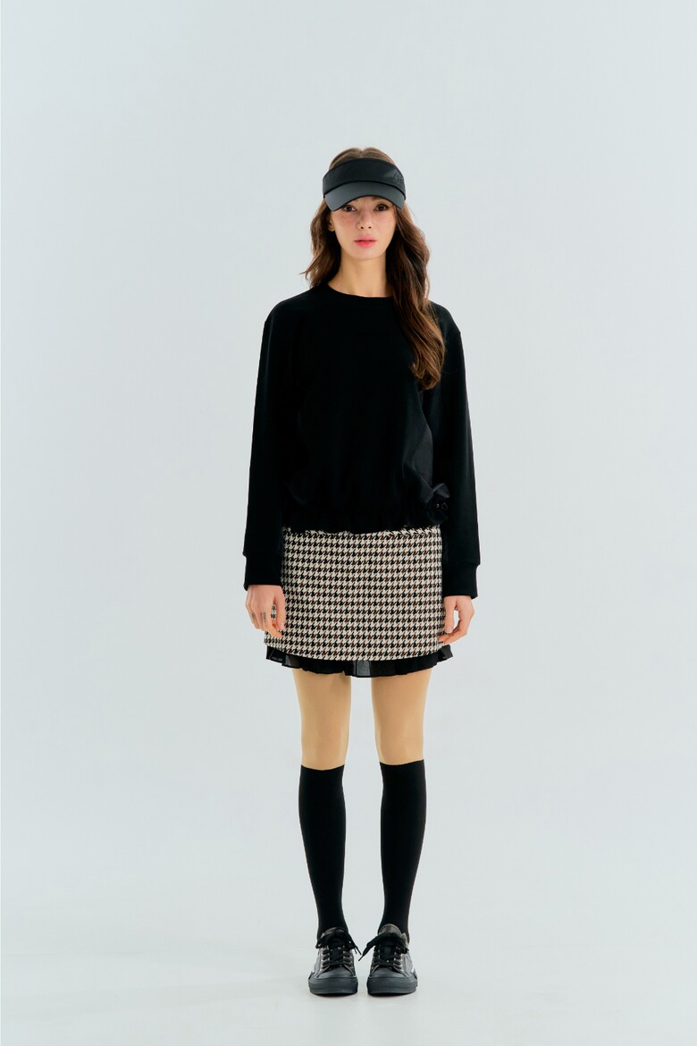 미니 스커트 모델 착용 이미지-S1L16