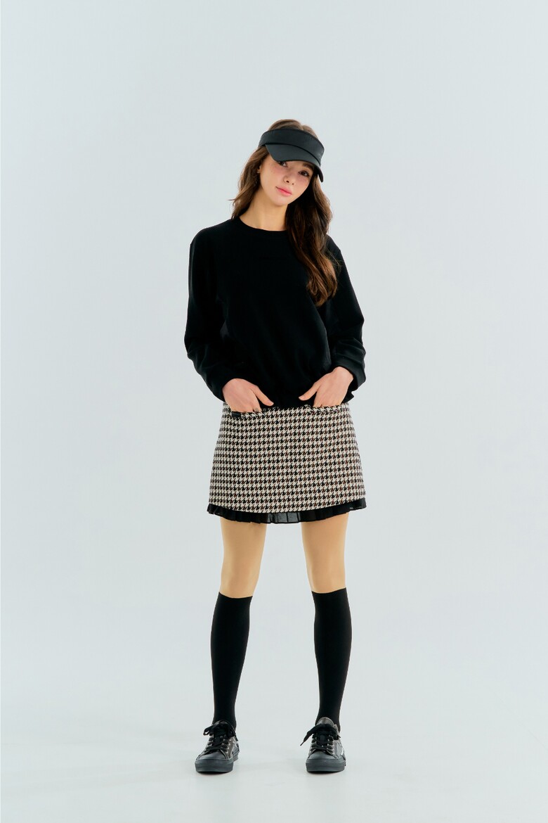 미니 스커트 모델 착용 이미지-S1L14