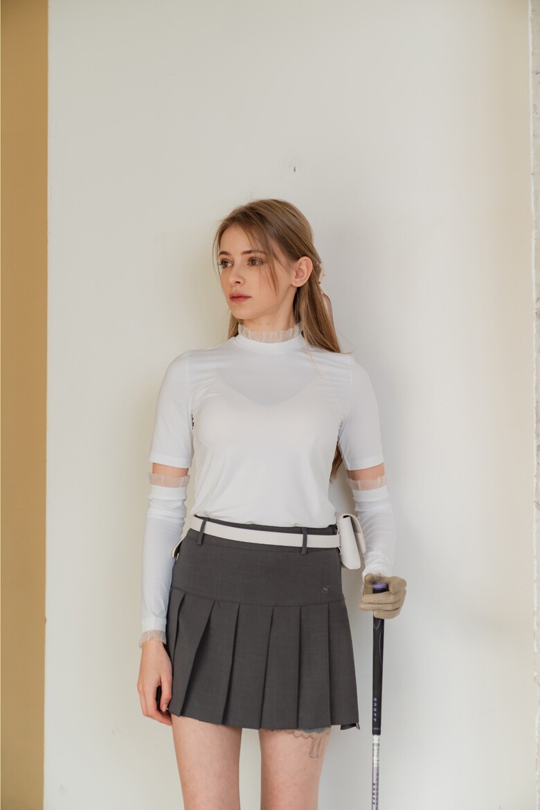 미니 스커트 모델 착용 이미지-S1L1