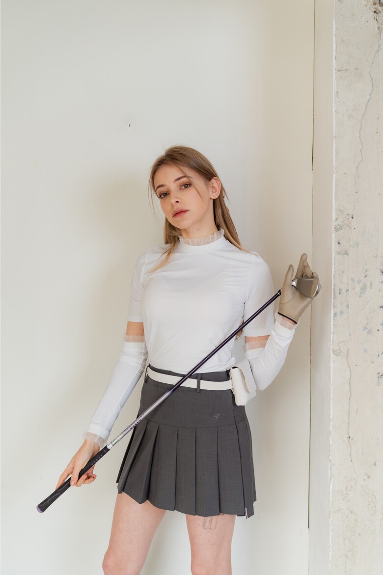 미니 스커트 모델 착용 이미지-S1L7