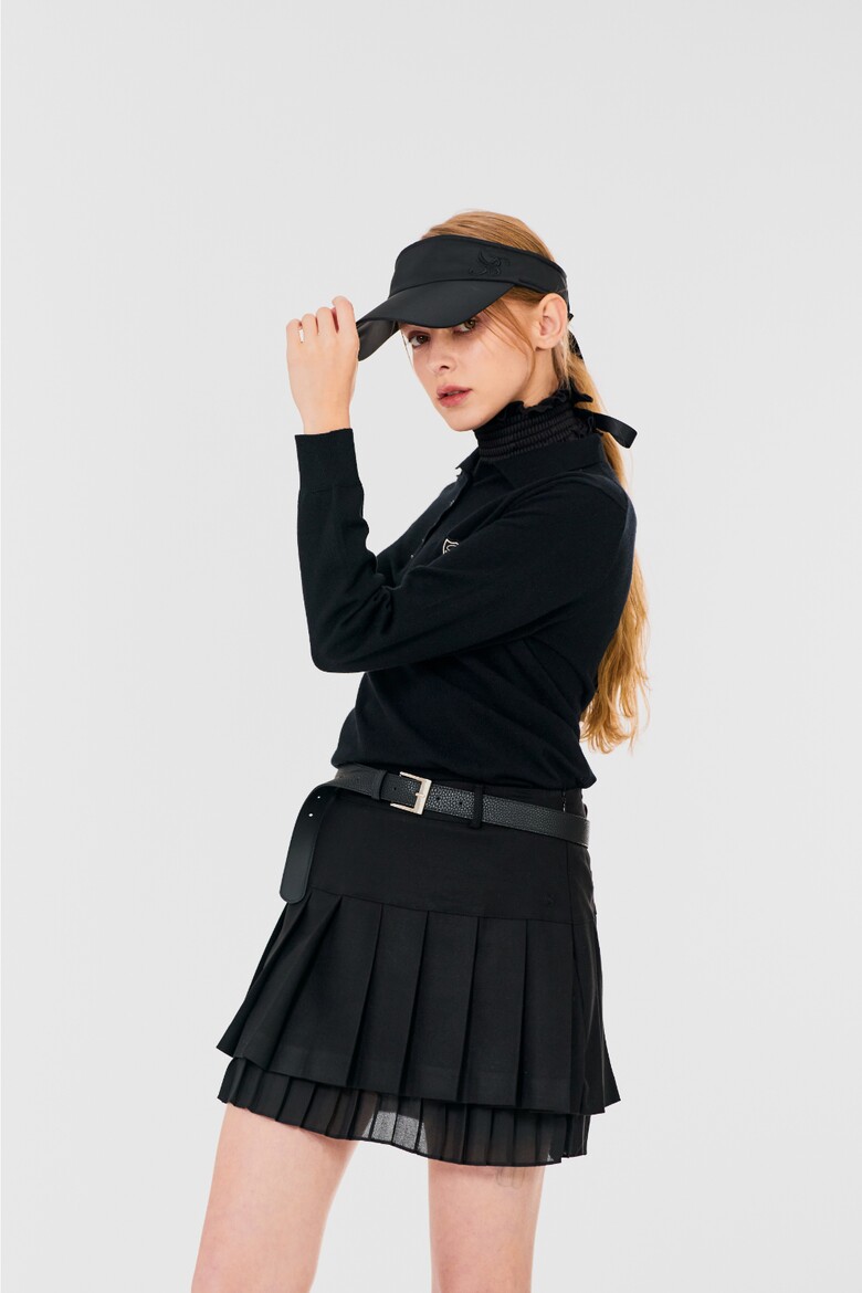 미니 스커트 모델 착용 이미지-S21L5