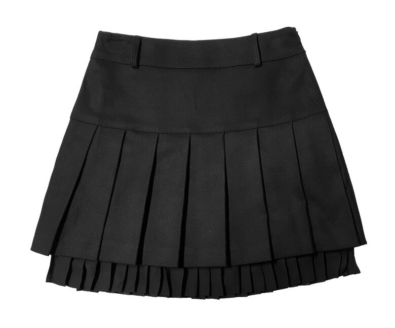 미니 스커트 차콜 색상 이미지-S10L1