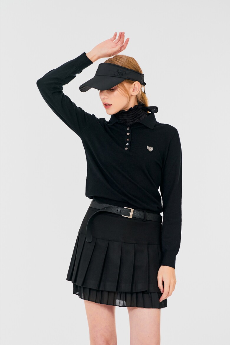 미니 스커트 모델 착용 이미지-S21L6