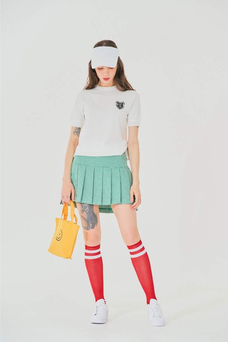 미니 스커트 모델 착용 이미지-S12L19