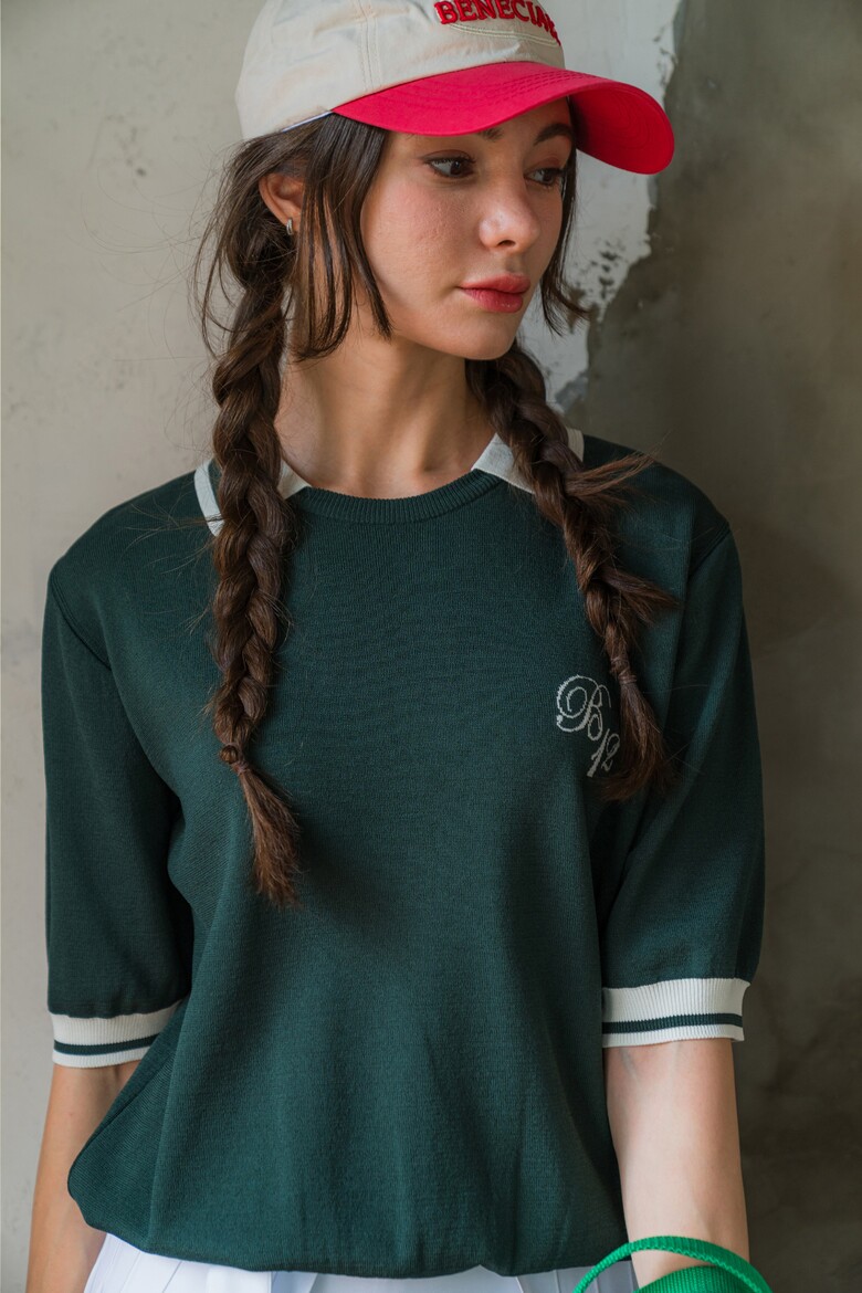 반팔 티셔츠 모델 착용 이미지-S1L10