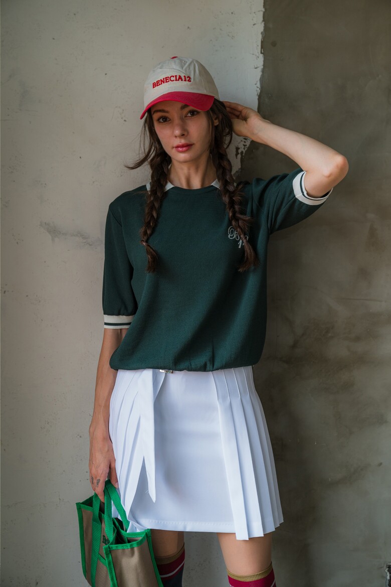 반팔 티셔츠 모델 착용 이미지-S1L7