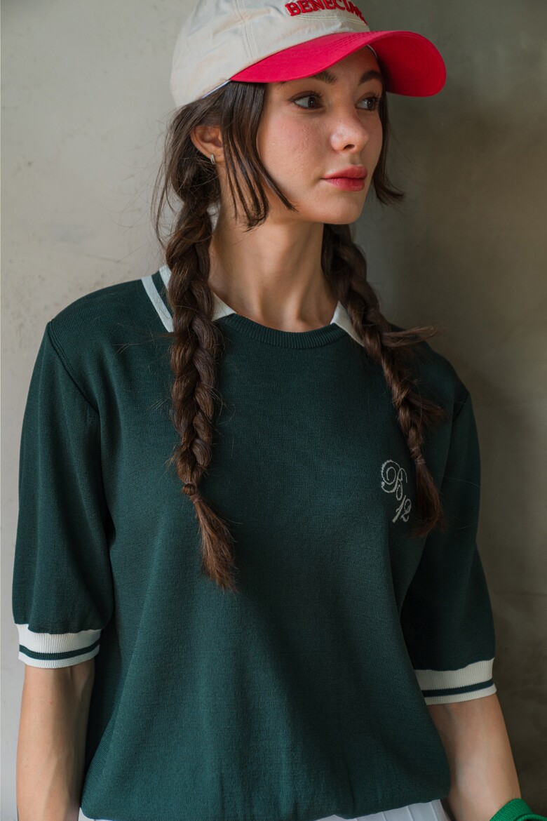 반팔 티셔츠 모델 착용 이미지-S1L11