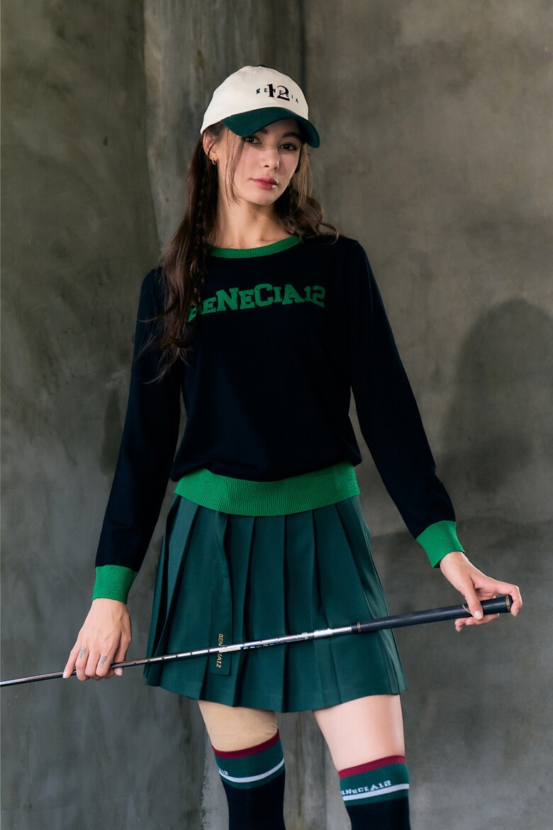 긴팔 티셔츠 모델 착용 이미지-S1L2