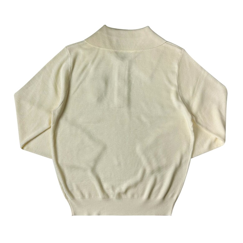 긴팔 티셔츠 아이보리 색상 이미지-S6L10