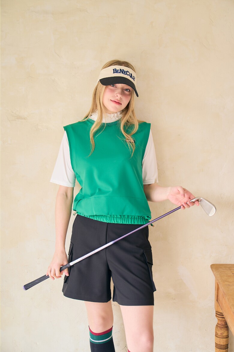 민소매 모델 착용 이미지-S1L18