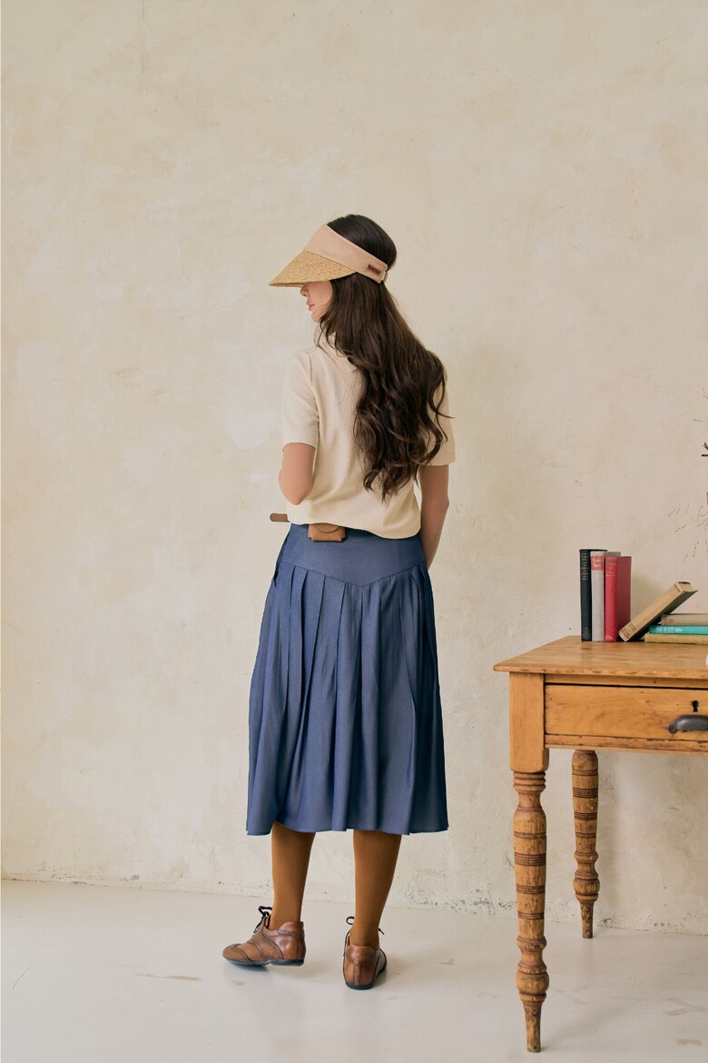 반팔 티셔츠 모델 착용 이미지-S1L22