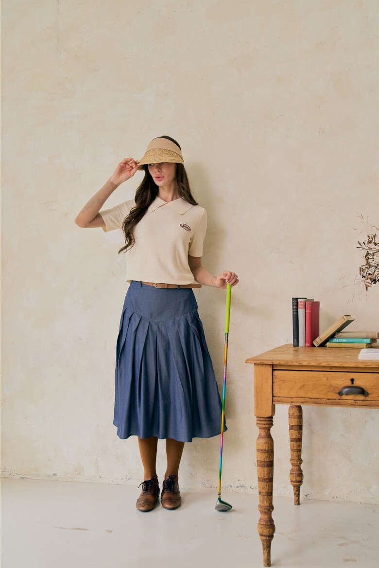 반팔 티셔츠 모델 착용 이미지-S1L20