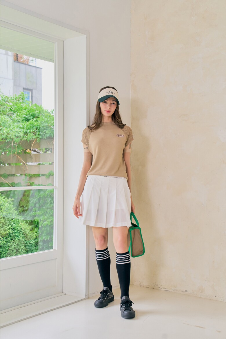 미니 스커트 모델 착용 이미지-S1L7