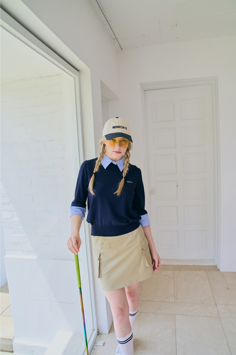 미니 스커트 모델 착용 이미지-S1L12