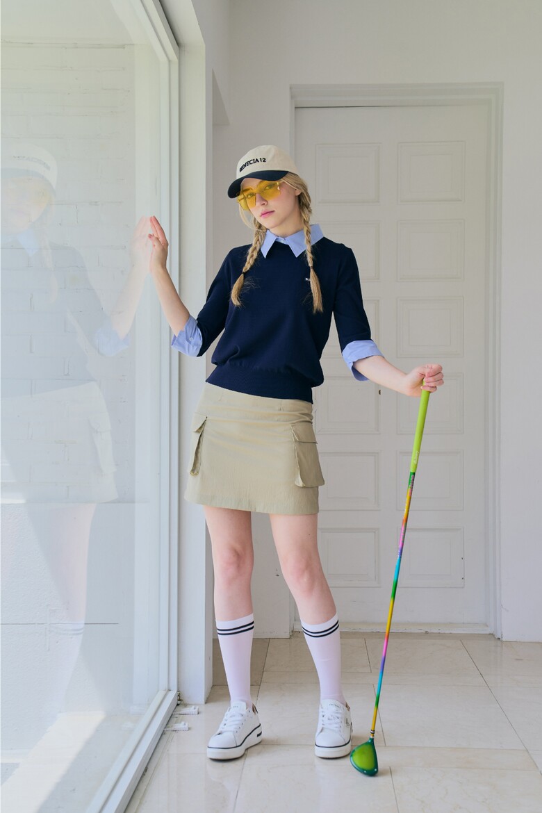 미니 스커트 모델 착용 이미지-S1L25