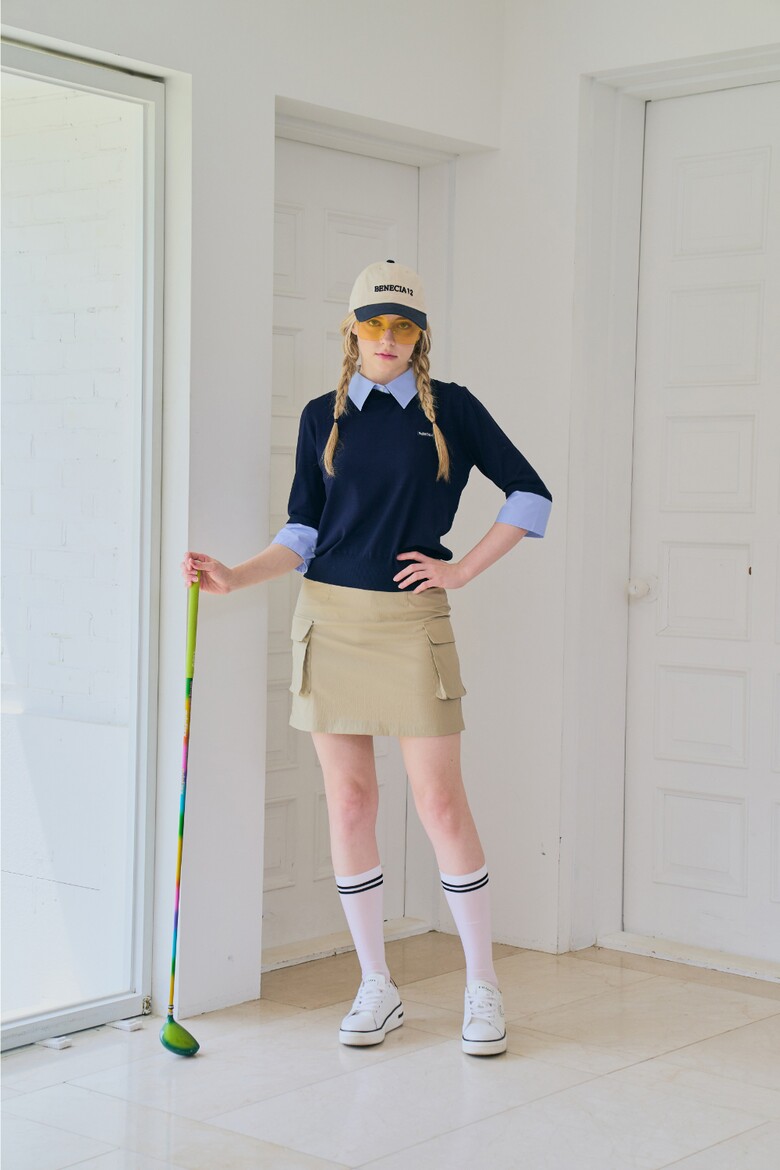 미니 스커트 모델 착용 이미지-S1L4