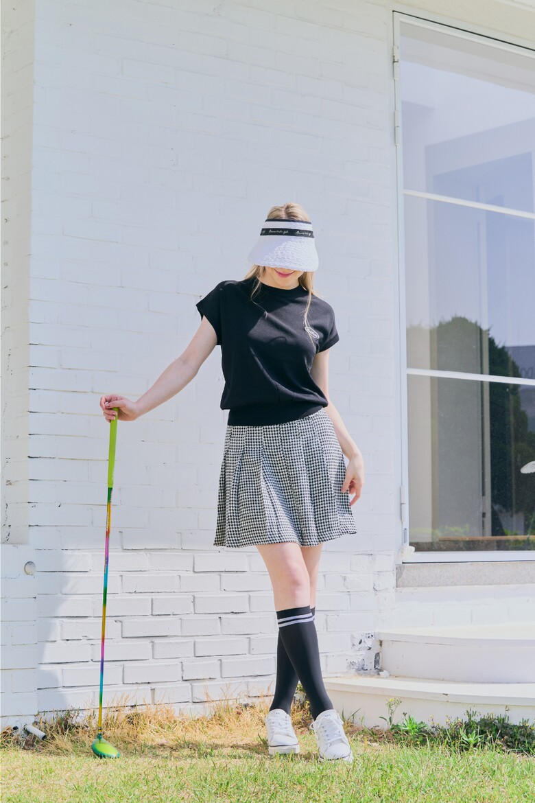 미니 스커트 모델 착용 이미지-S1L24