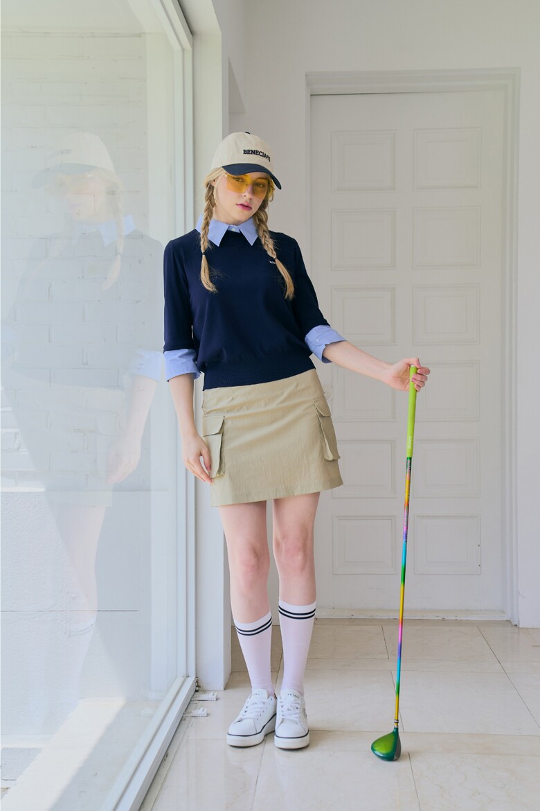 미니 스커트 모델 착용 이미지-S1L24