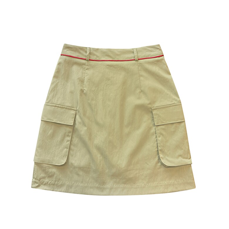 미니 스커트 옐로우 색상 이미지-S3L2